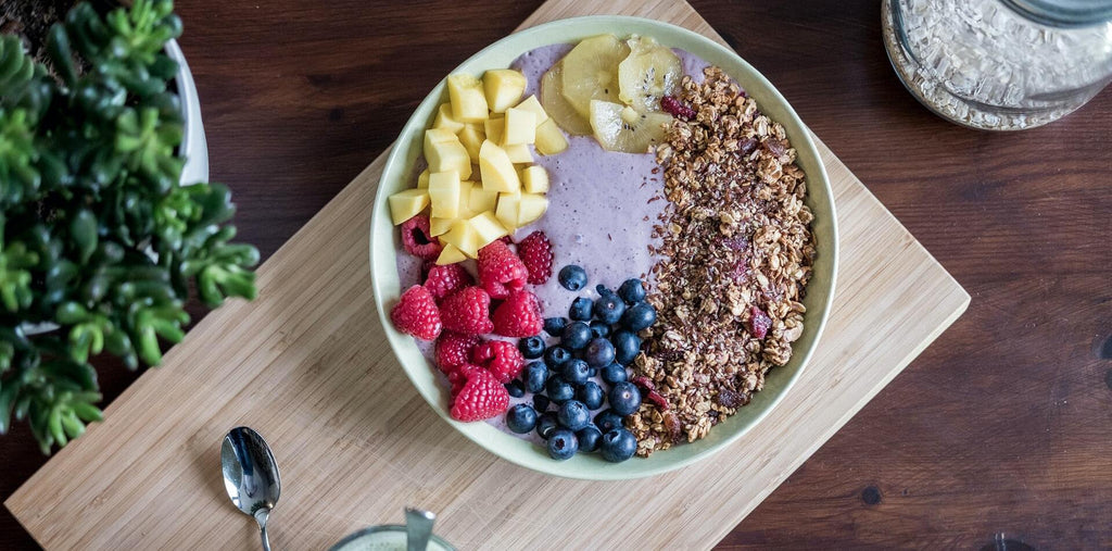 Acai berry meal to stay energized