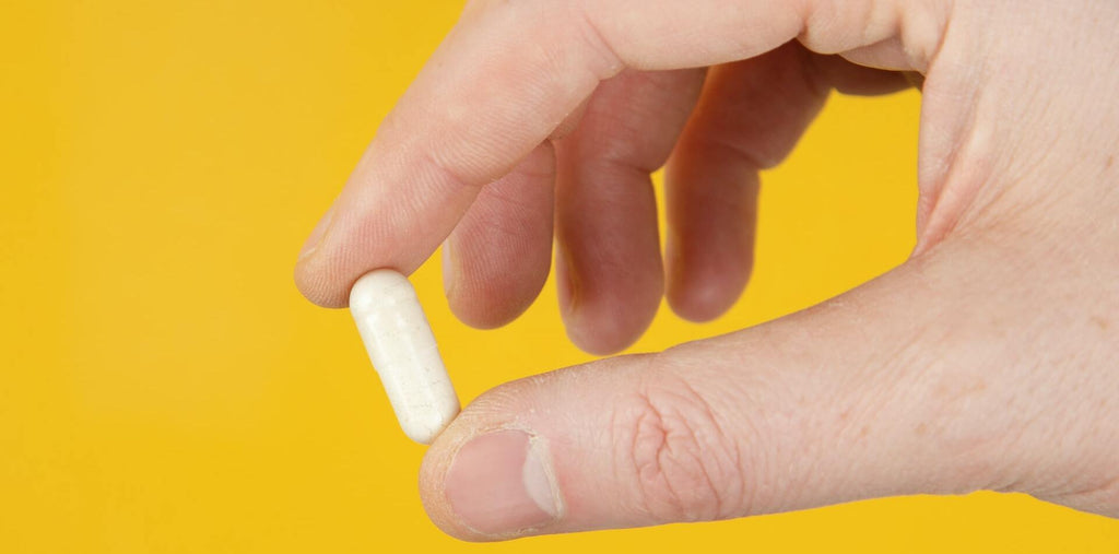 A pill with amino acid powder