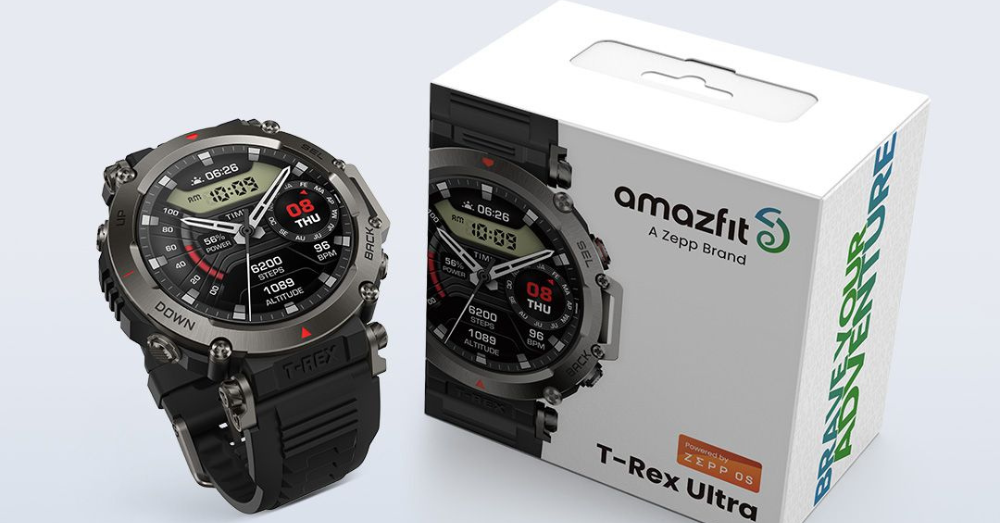 Amazfit T-Rex Ultraはパッケージにも配慮しています