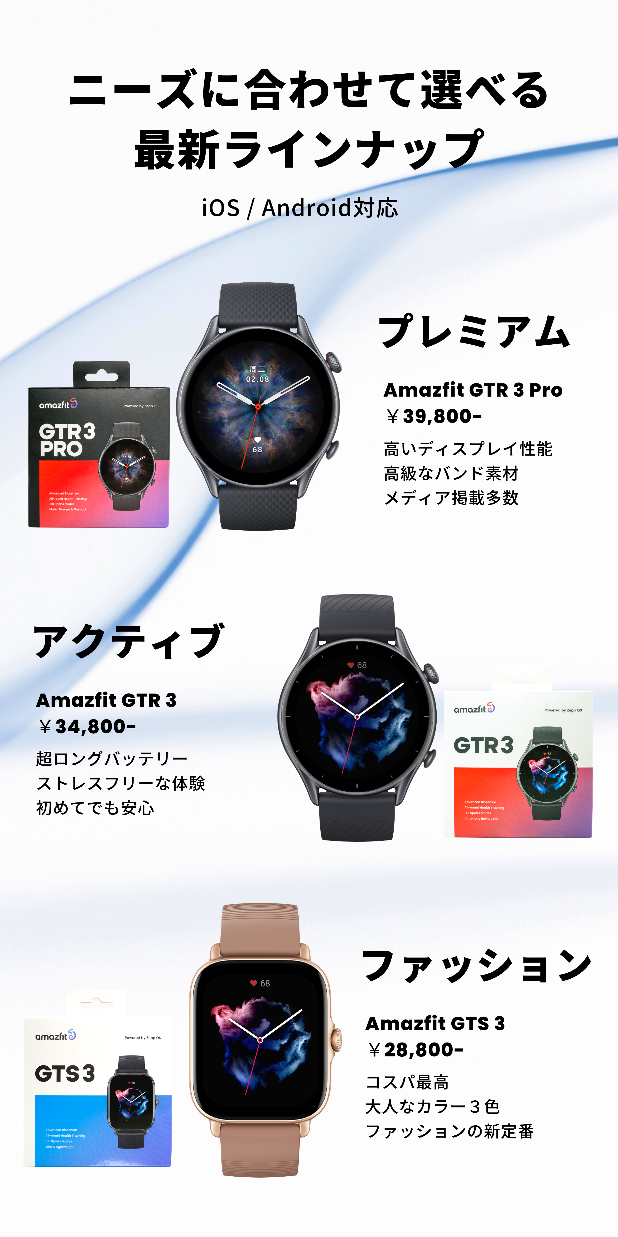 amazfit GTR3