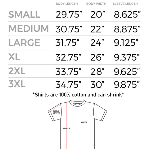 Size Chart – Bigger Than Basketball