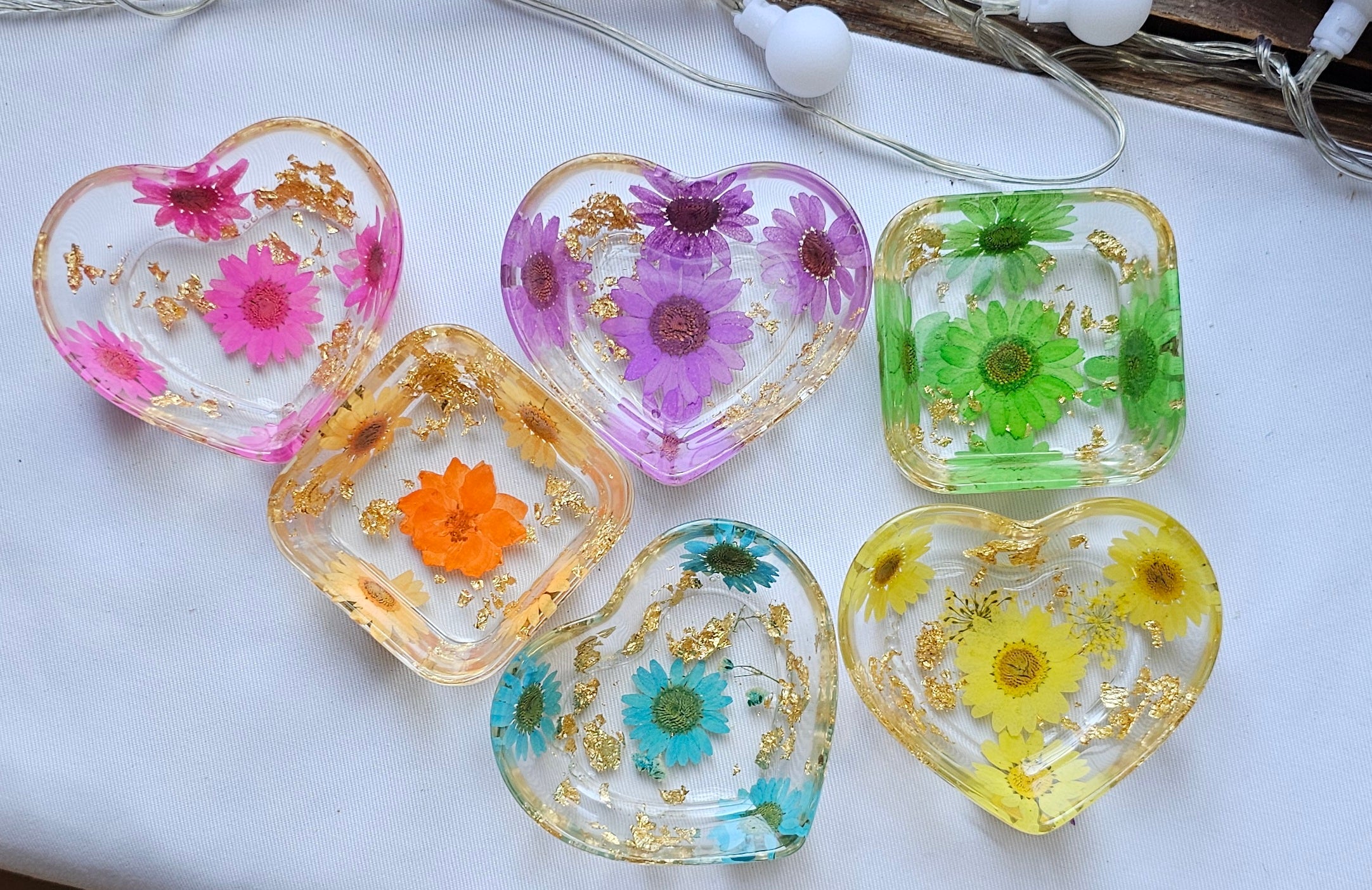 Floral Ring Dish/trinket tray