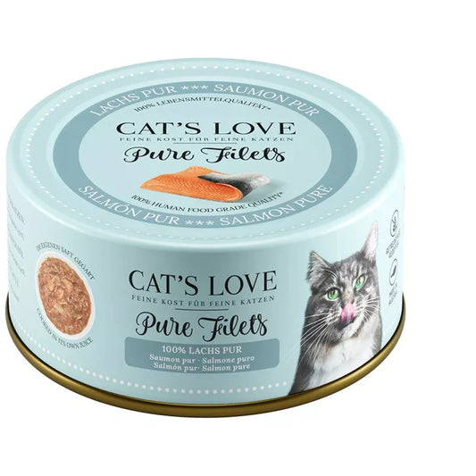 Cat´s Love Pure Filets, Salmon  100g