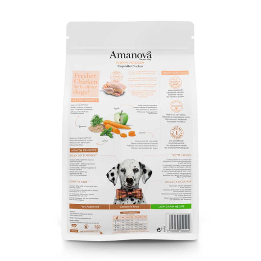 Amanova Puppy Medium Exquisite Chicken - Okidogi.store