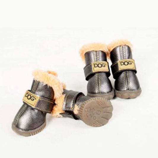 Zapatos para PERROS Botas Grises