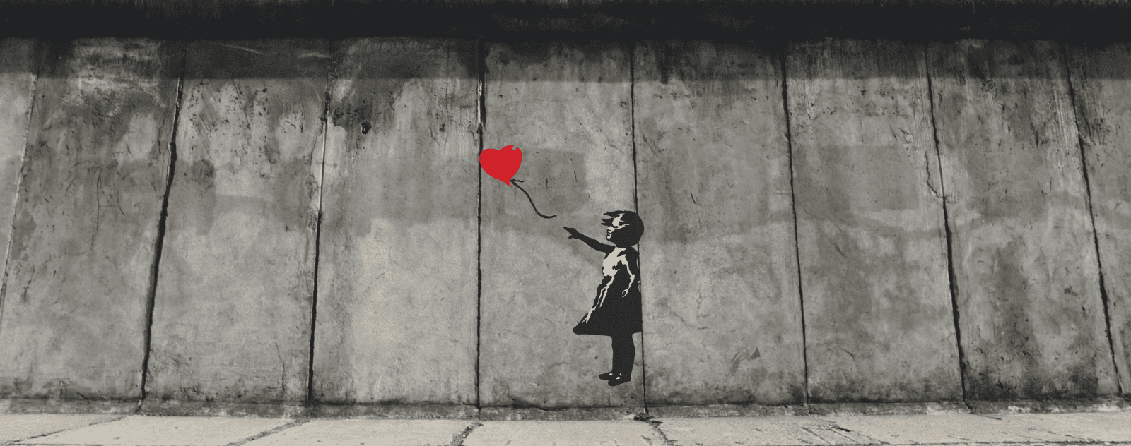 Banksy et la fille au ballon rouge