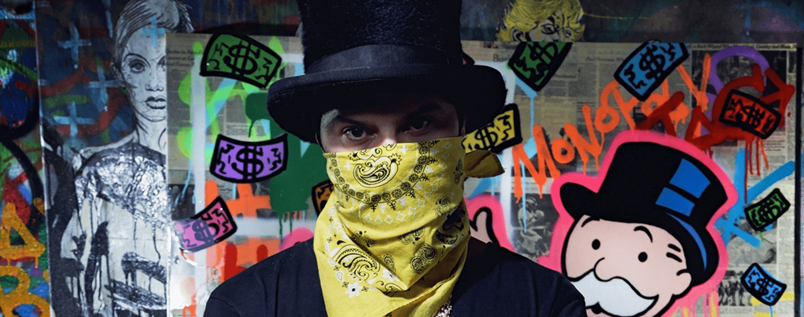 Alec Monopoly avec Bandana