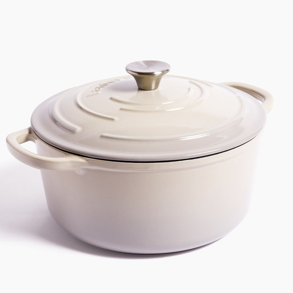 Harvest White Pumpkin Enameled Cast Iron Dutch Oven, 1.8 Qt.