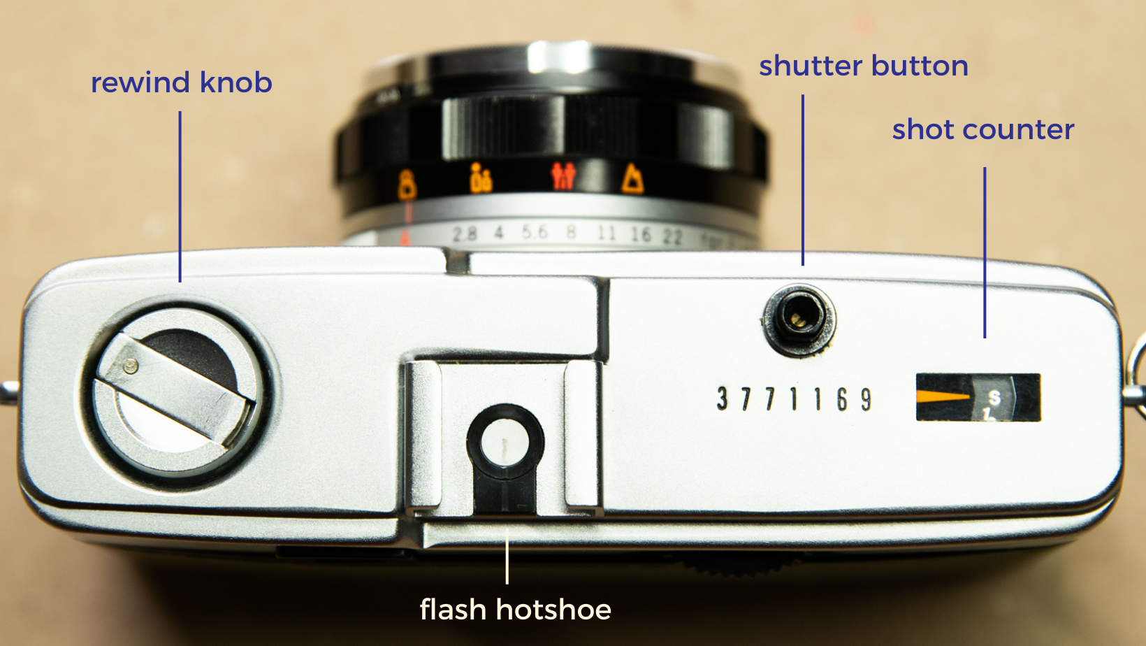 olympus trip 35 flash settings