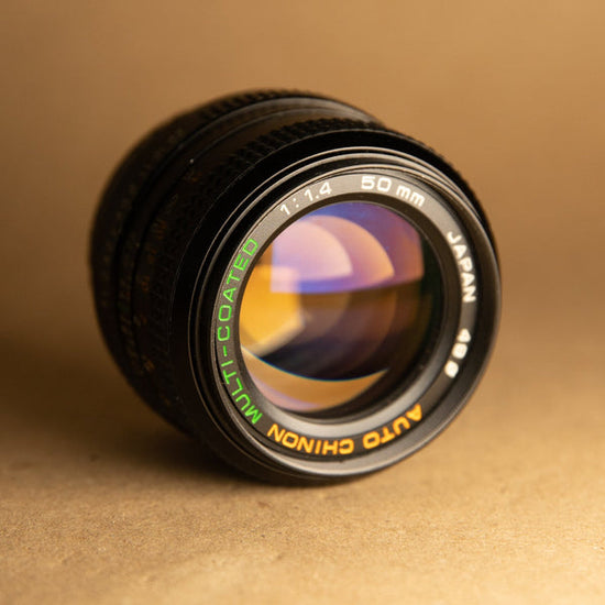 Photograph of 50mm 1.4 lens, what is lens speed and what is a fast lens
