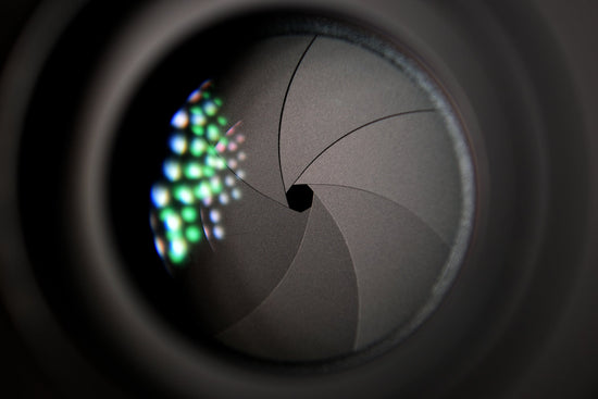 Aperture in the middle of a lens