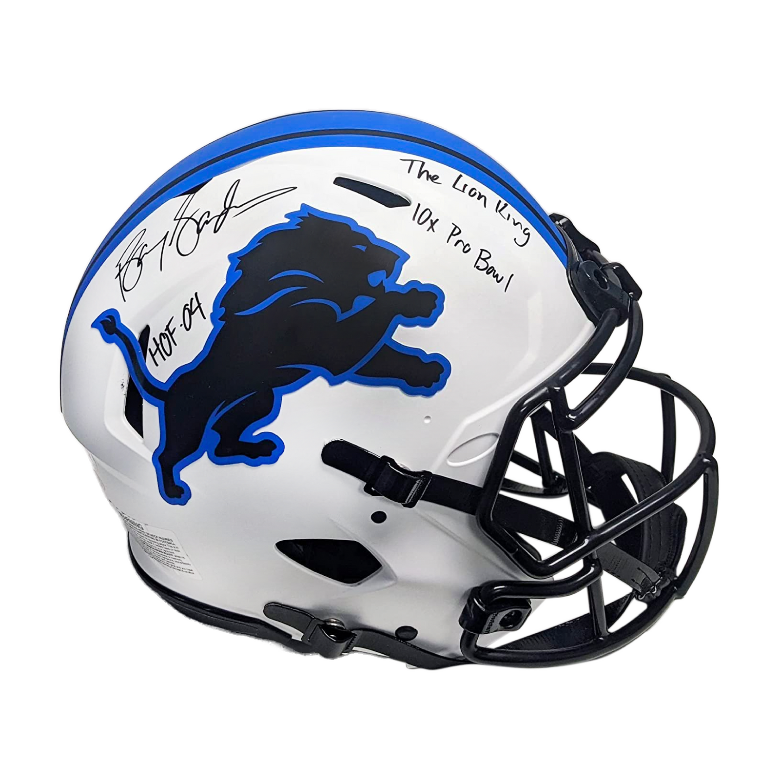 Barry Sanders Signed Detroit Lions Throwback Authentic NFL Helmet – Super  Sports Center