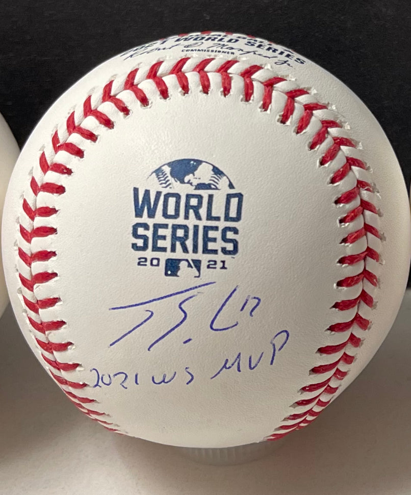 Ben Zobrist Autographed Official World Series Baseball with WS MVP