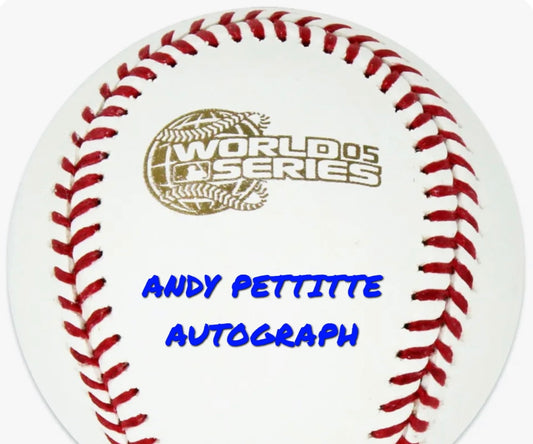 Andy Pettitte Signed Astros City Connect Baseball (Pre-Order) – ML Sports  Enterprises