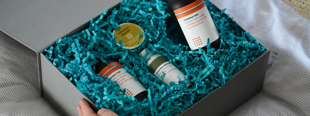 Mens Skincare Set by Conscious Skincare - Gift boxes for men