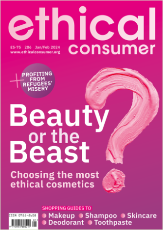 Ethical Consumer magazine guide to ethical skincare products