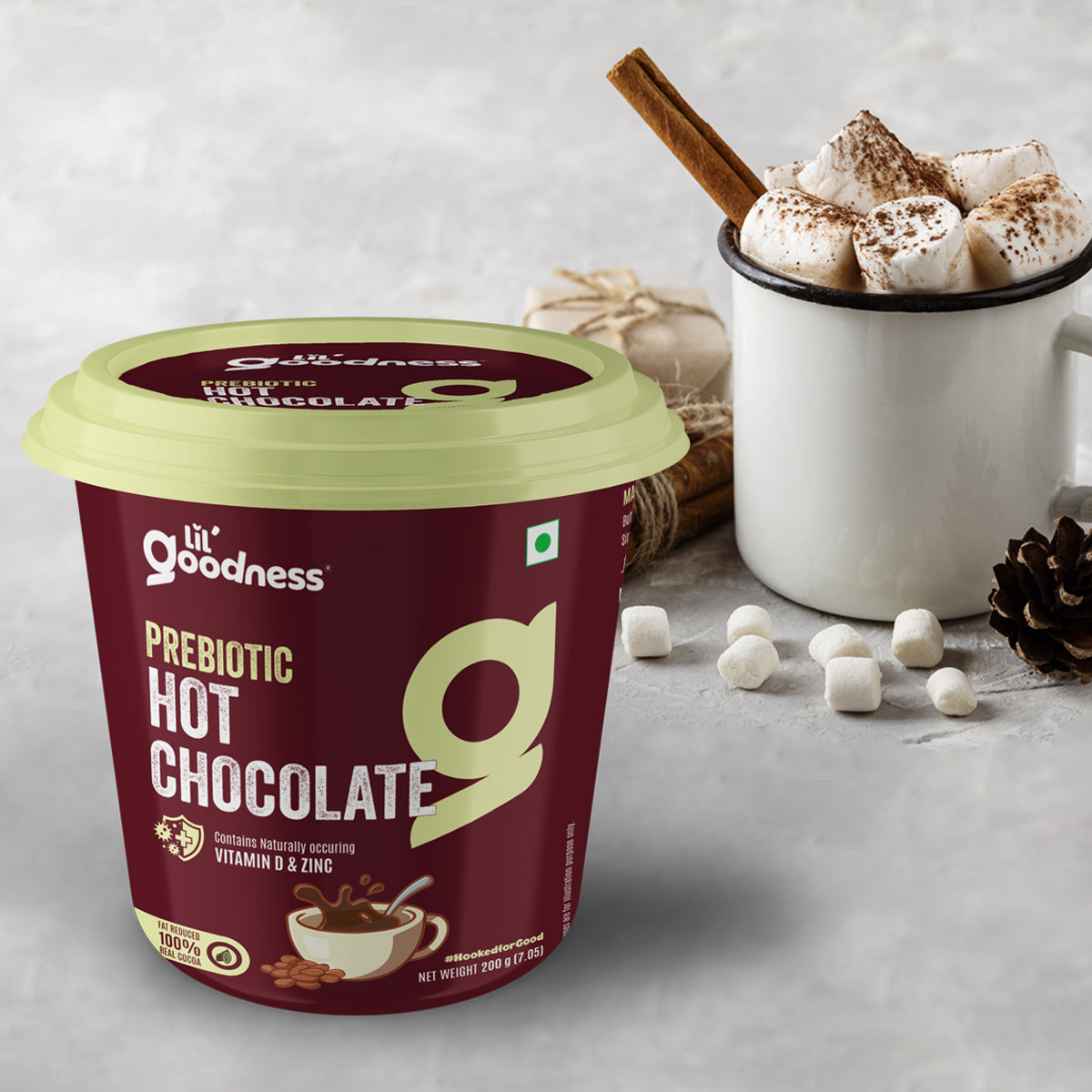 Prebiotic Hot Chocolate 200g Pack of 2