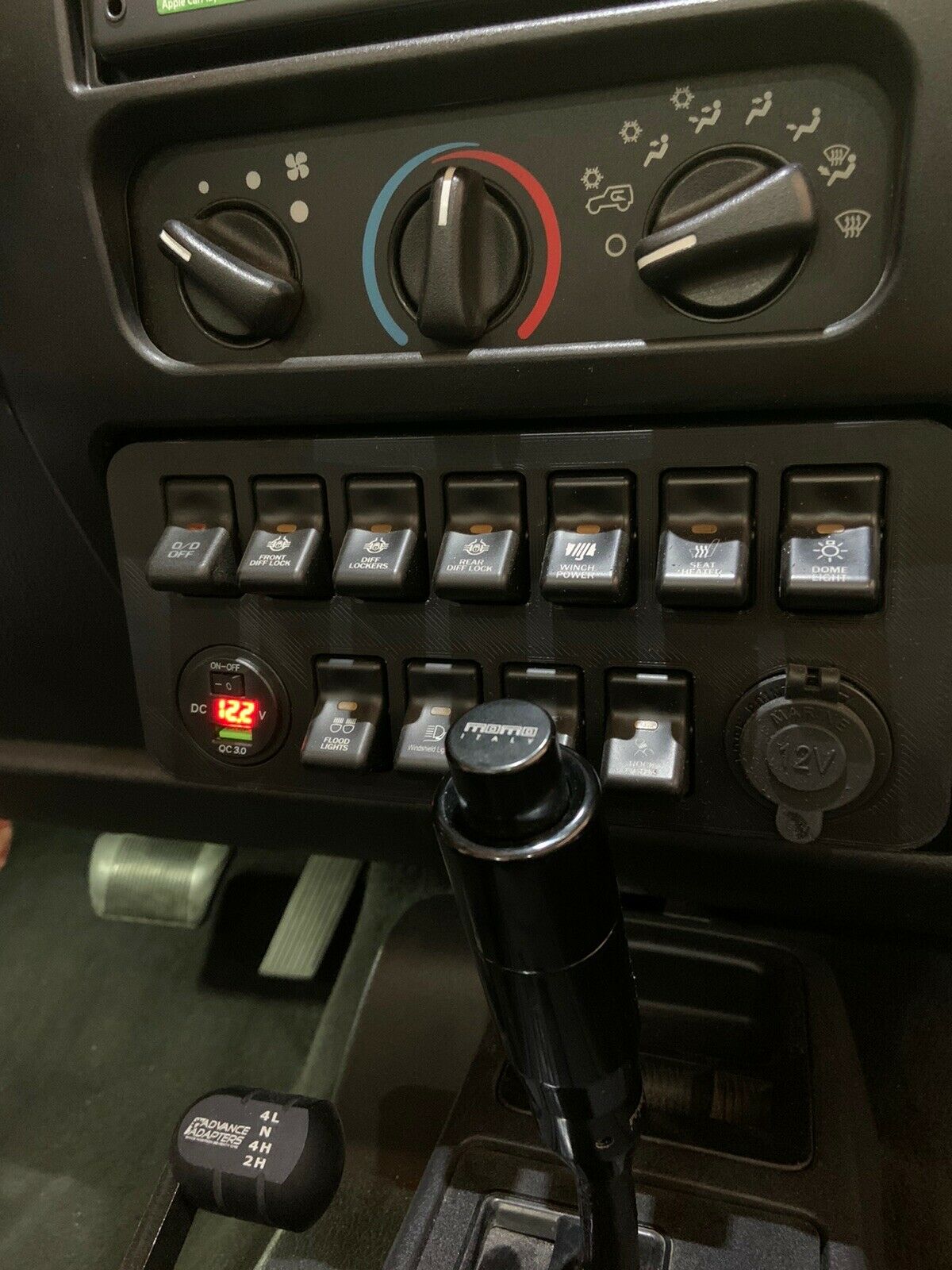 Jeep TJ - LJ Switch Panel 11 OEM Switches – Custom 3D Fab