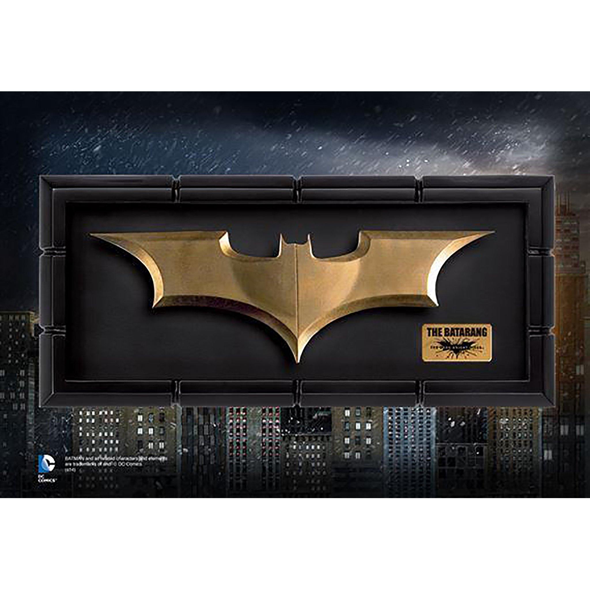 Batman The Dark Knight Batarang Prop Replica With Display The Noble  Collection NN4129 – NEXTLEVELUK