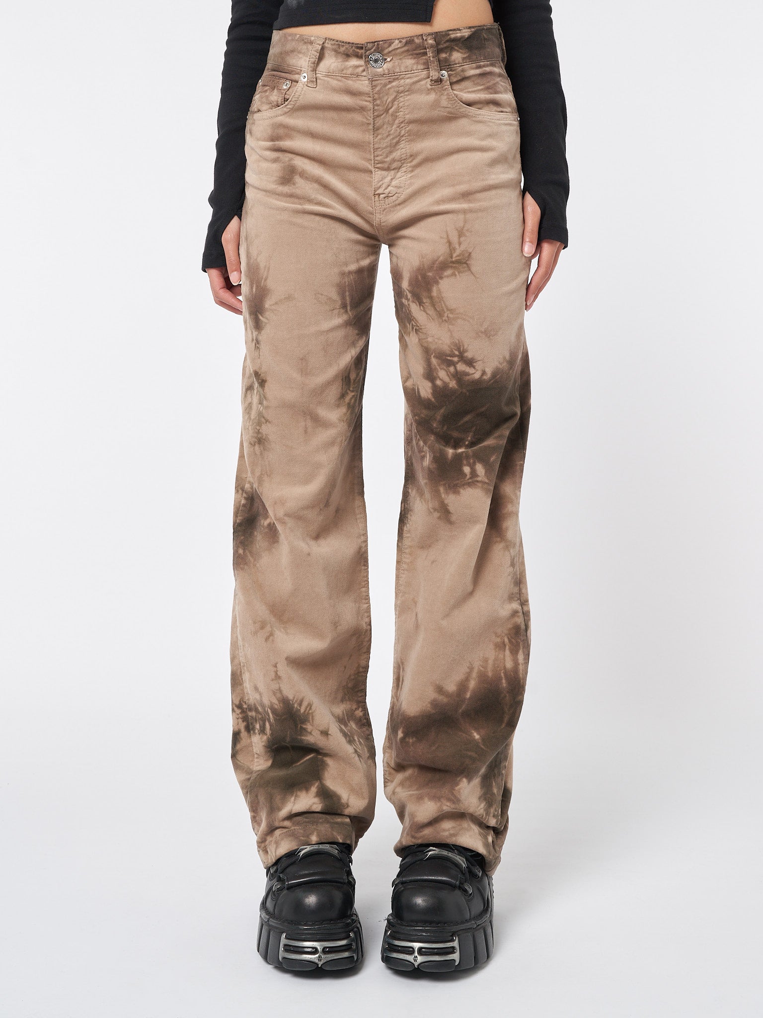 Rheo Beige Tech Cargo Pants | Minga US