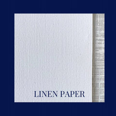 Linen texture of paper