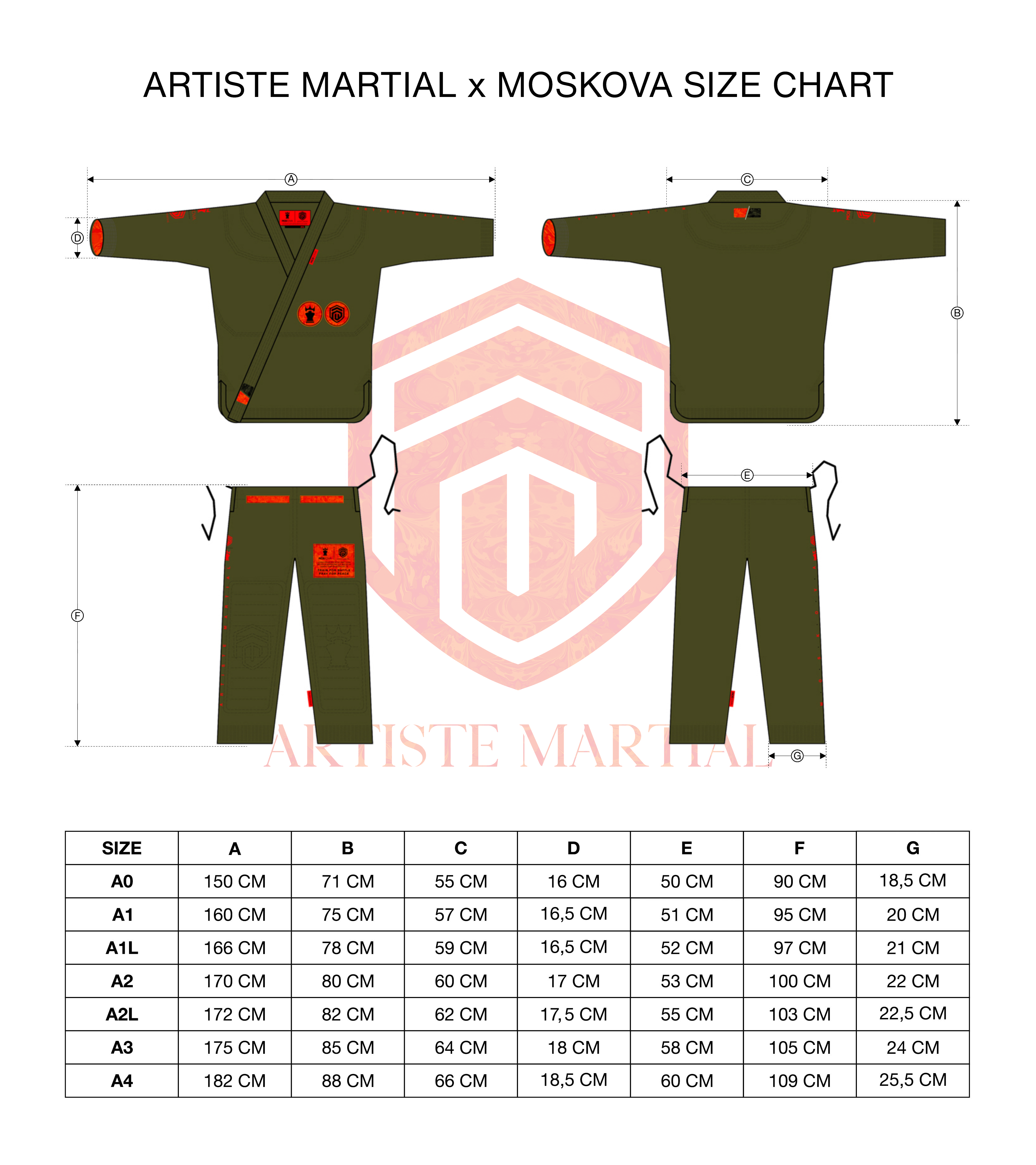 Artiste Martial x Moskova Limited Edition GI
