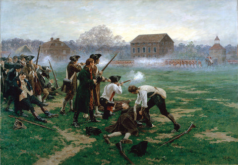 The Battle of Lexington by William Barnes Wollen.