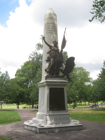 Boston Massacre Memorial, Boston Commons, Boston, Massachusetts.