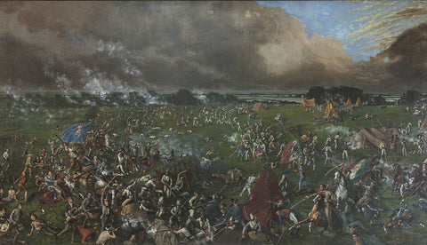 “The Battle of San Jacinto” by Henry Arthur McArdle, painted in 1895.