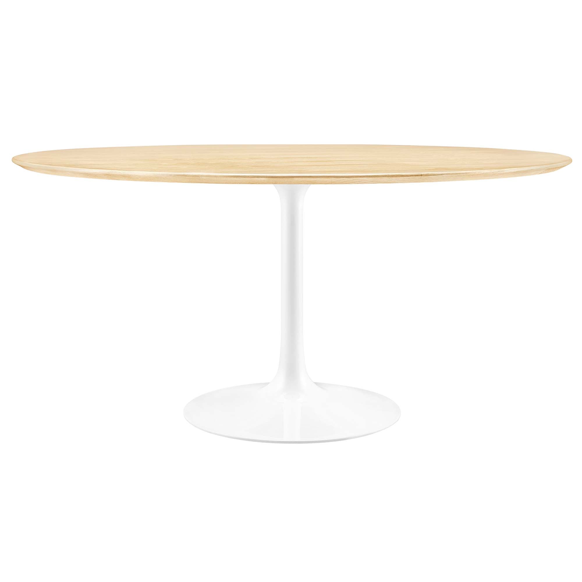 Lippa 60" Round Wood Grain Dining Table by Modway