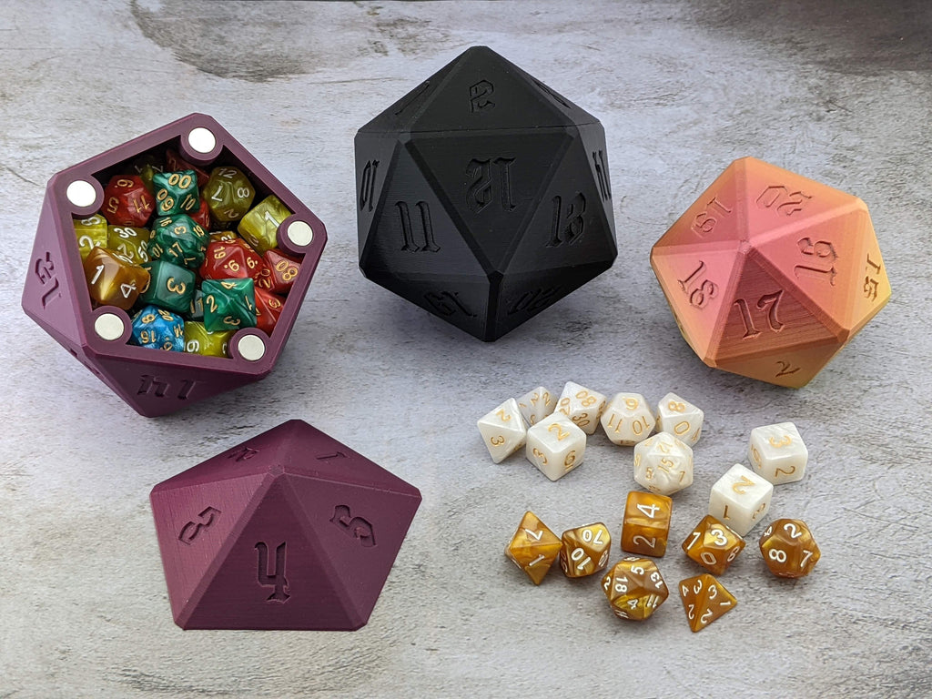 STL file Dice & Mini Storage Box / Organiser - Dungeons & Dragons