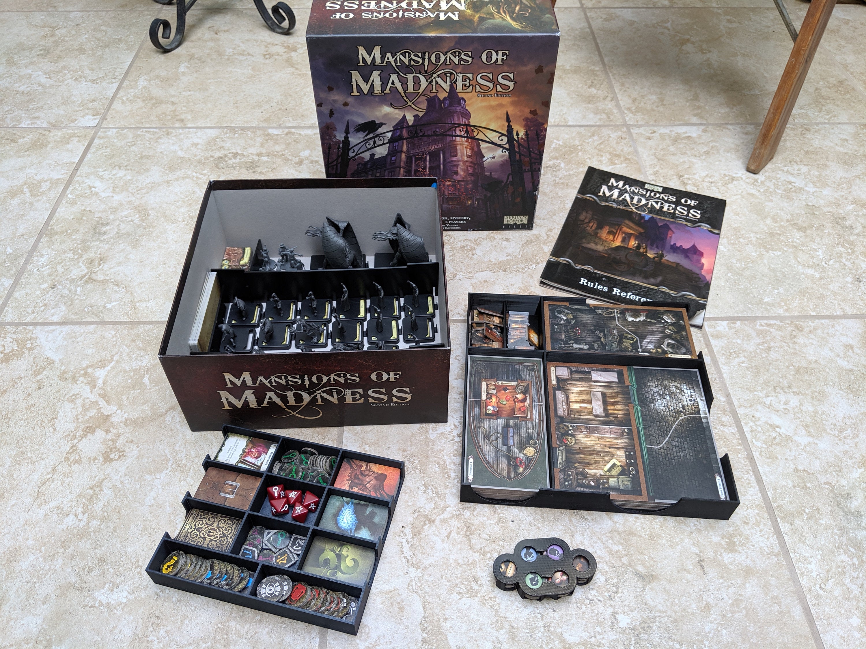 Mansions Of Madness Complete Game Organizer Stl Download 