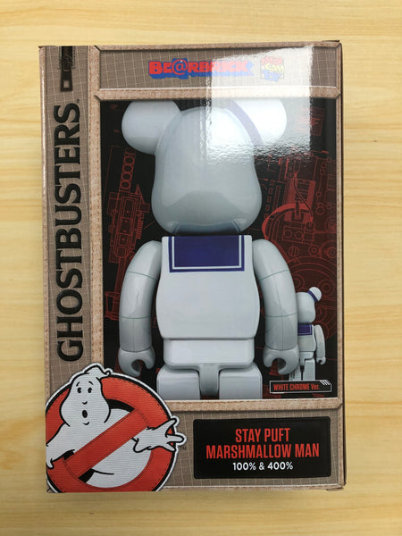 BearBrick BE@RBRICK Ghostbusters Stay Puft Marshmallow Man WHITE