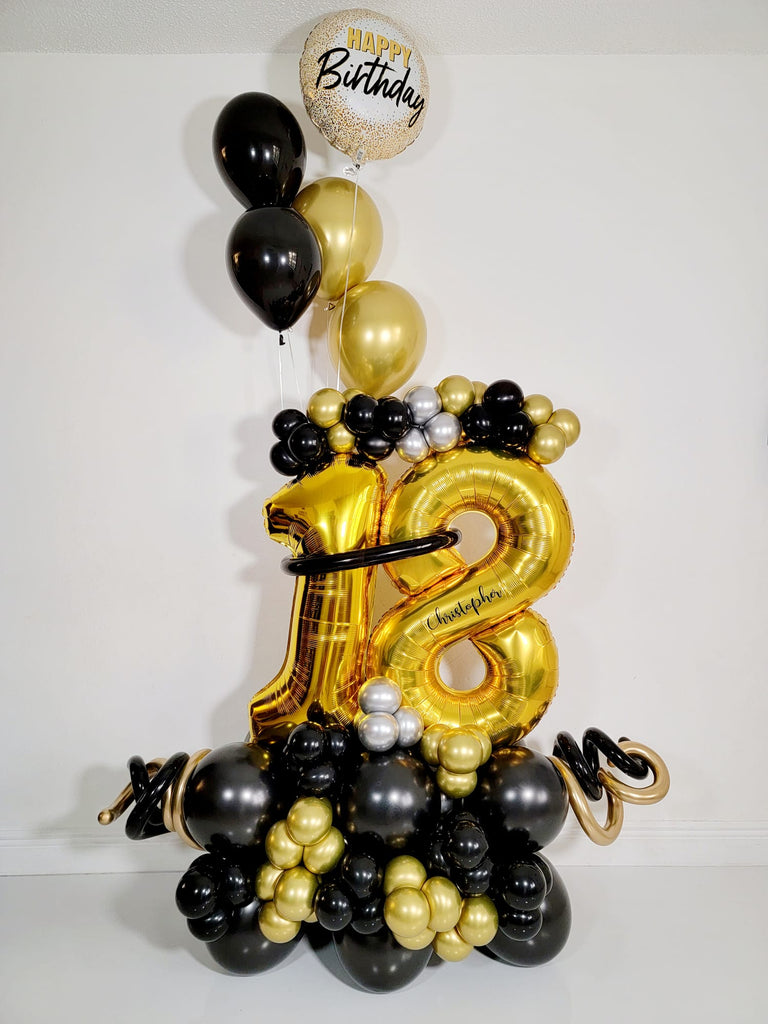 Shalom Eventos - Bouquet de Globos 🎊🎉 Letras tamaño Jumbo