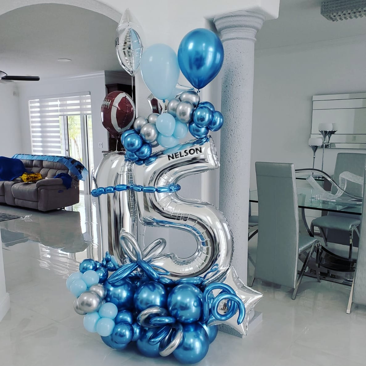 borde de celebración de cumpleaños de globos de lujo y confeti 11236424 PNG
