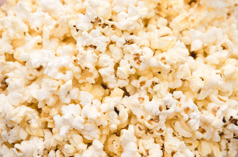 Close up picture of popcorn