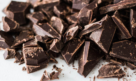 dark chocolate cut into pieces