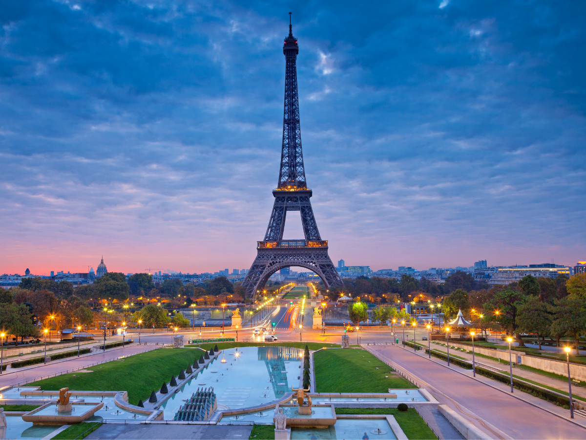 Eiffel Tower at night