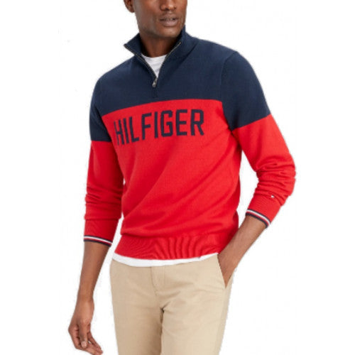 Tommy Hilfiger Men's Quarter Zip Sweater