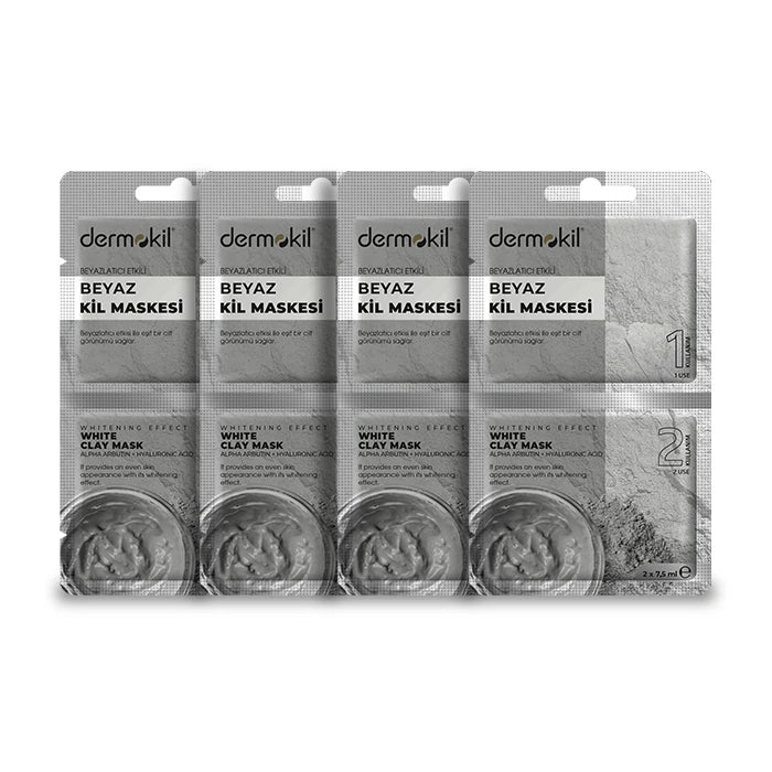DERMOKIL WHITENING EFFECT CLAY MASK SET OF 4
