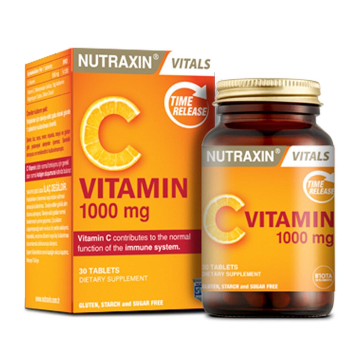 Nutraxin Vitamin C 1000 mg - 30 Tablets