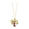 Enamel Green Wishing Tree Necklace