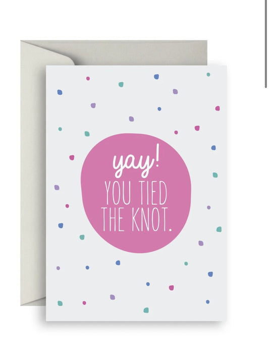 Tied the Knot Card