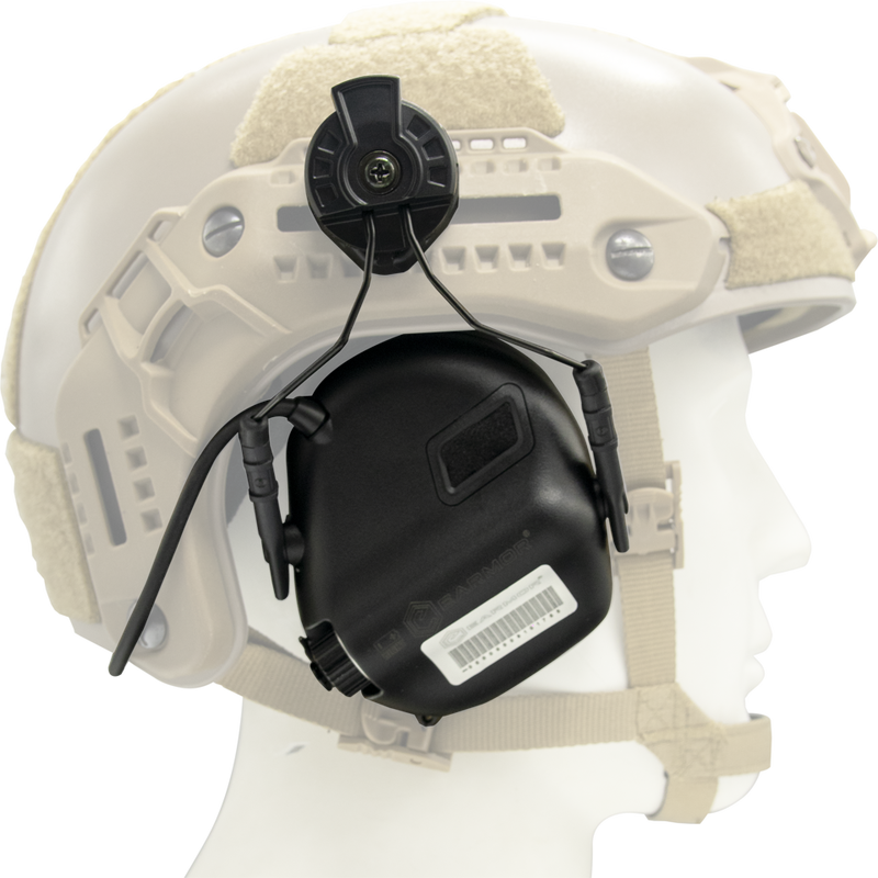 EARMOR Tactical HeadSet MTEK / PULX Helmet Rails Adapter Attachment Kit ...