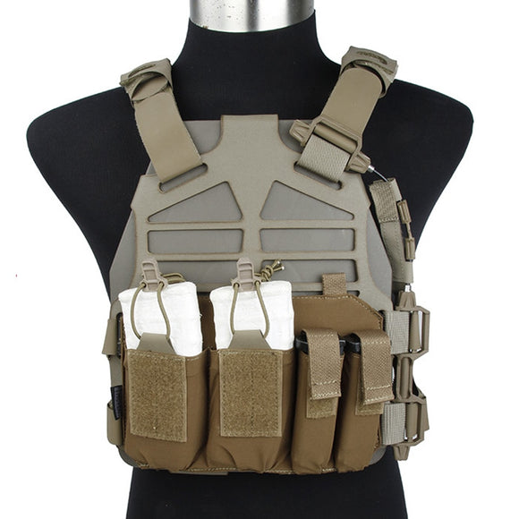 TMC SS Frame 5.56 & 9mm Magazine Pouch Single Clip for Tactical Vest ...