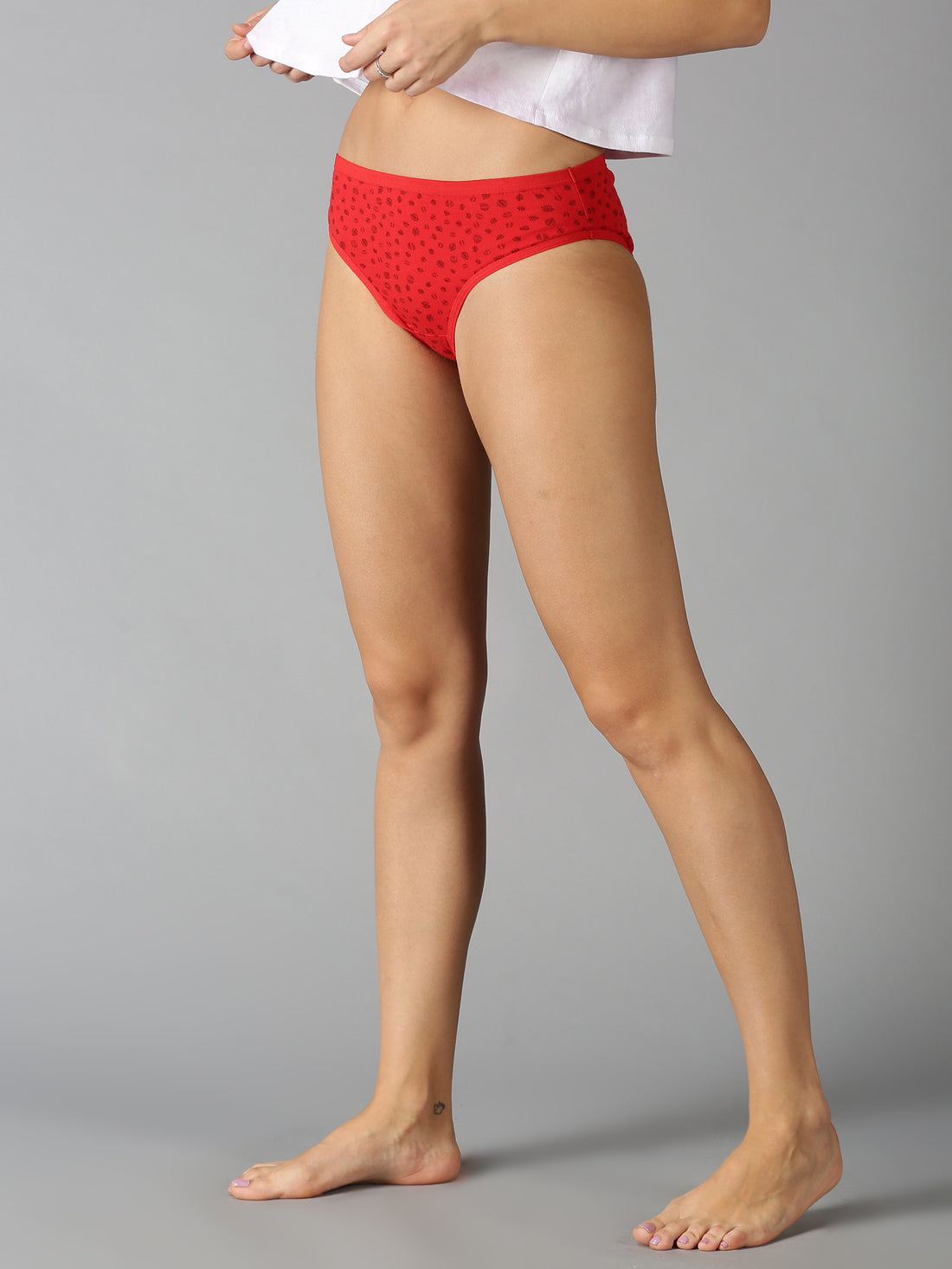 Buy Womens Red Cotton Printed Panties Online India Urgear – Urgear