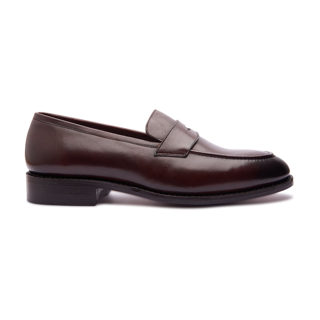 Aurus, Penny Loafer - Brown | Hand Welted | Goodyear Welted | BLKBRD ...