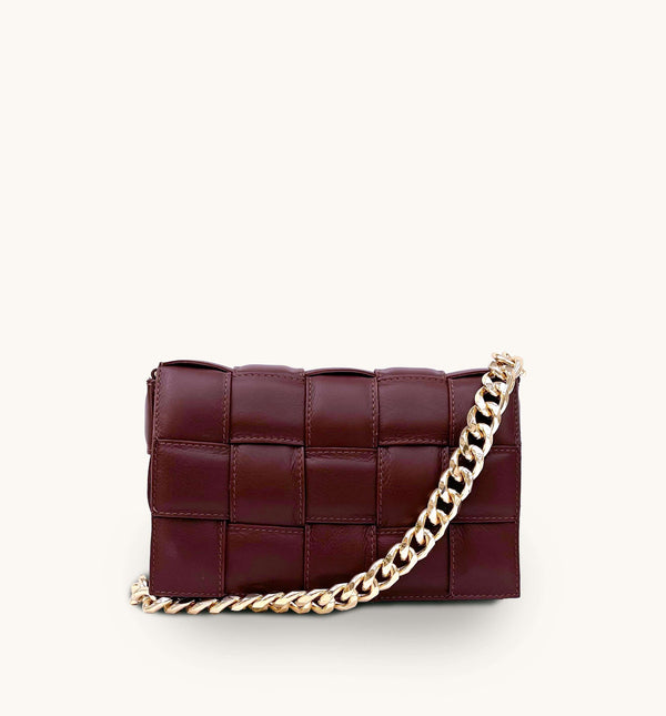 Bottega Veneta Padded Woven Clutch Bag w/ Strap