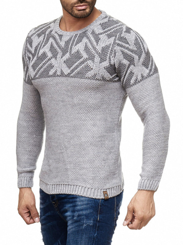 Men Stylish Mock Turtle Neck Pocket Sweater - Black - FASH STOP