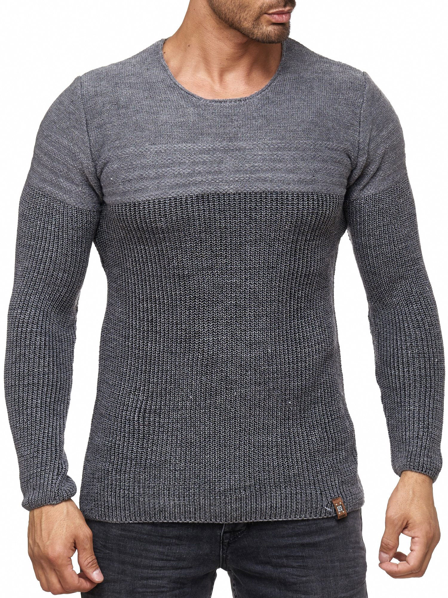 Men Stylish Mock Turtle Neck Pocket Sweater - Black - FASH STOP